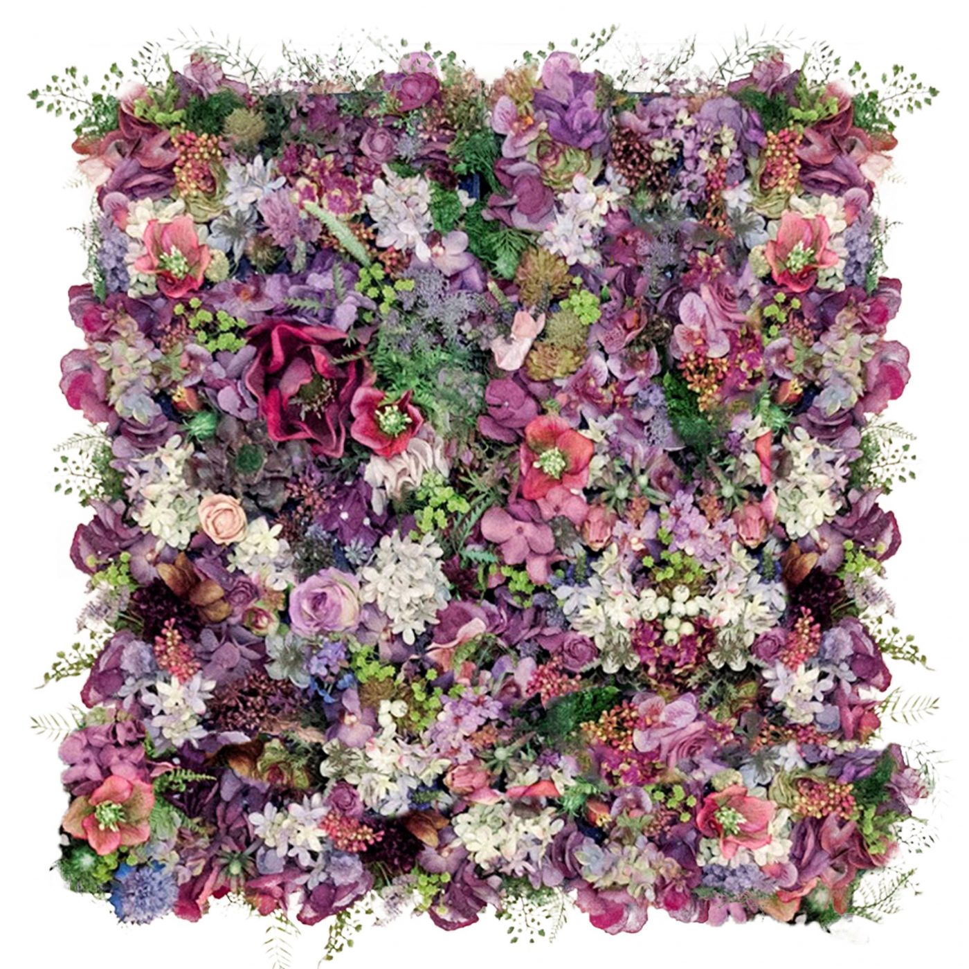 artificial flower wall